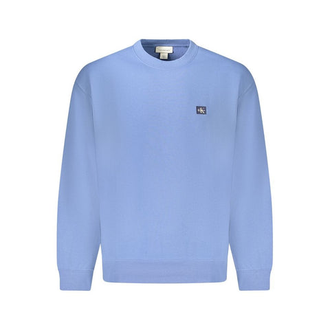 Blue Cotton Men's Sweatshirt
