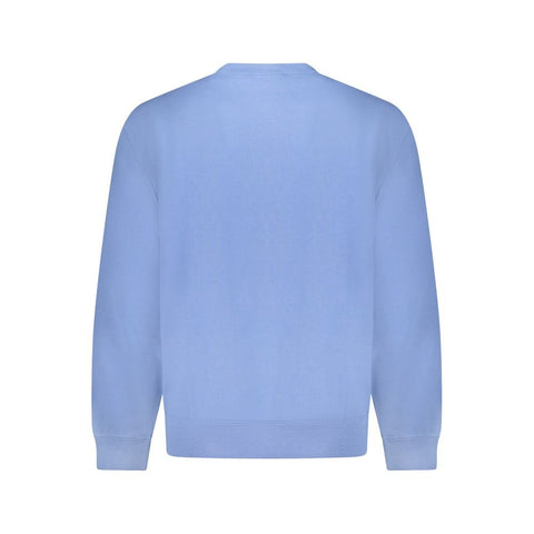 Blue Cotton Men's Sweatshirt