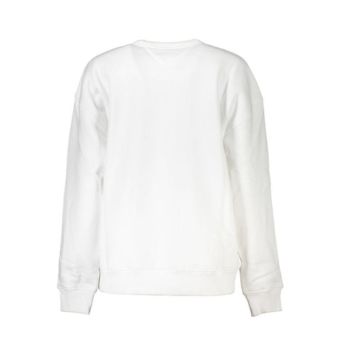 Bianco Cotton Women Sweatshirt