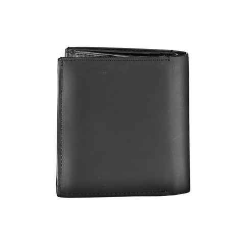 Black Leather Men Wallet
