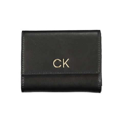 Nero Polyurethane Women Wallet
