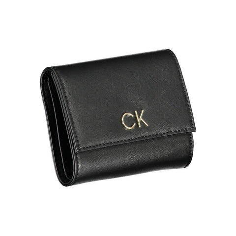 Nero Polyurethane Women Wallet