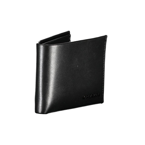 Black Polyester Men's Shoulder Bag