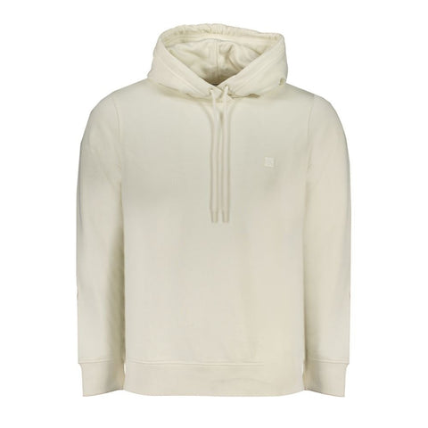 White Cotton Men's Sweatshirt