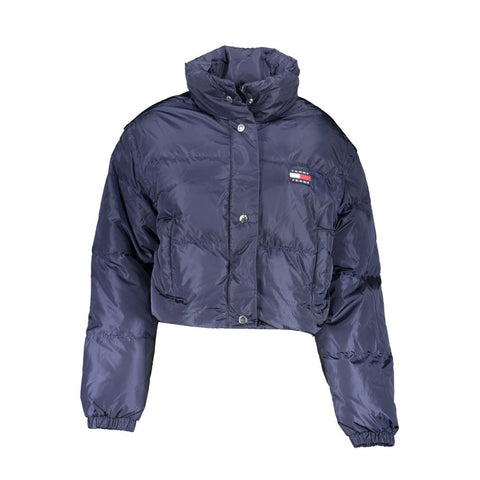 Blue Nylon Women's Jacket
