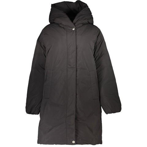 Black Polyester Women's Jacket