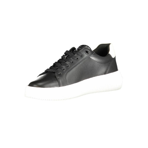 White Polyester Men Sneaker