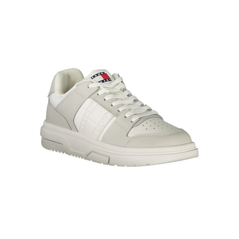 White Leather Women Sneaker