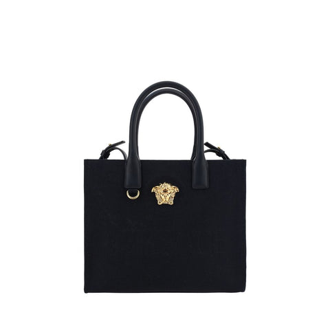 Black Cotton Shoulder Bag