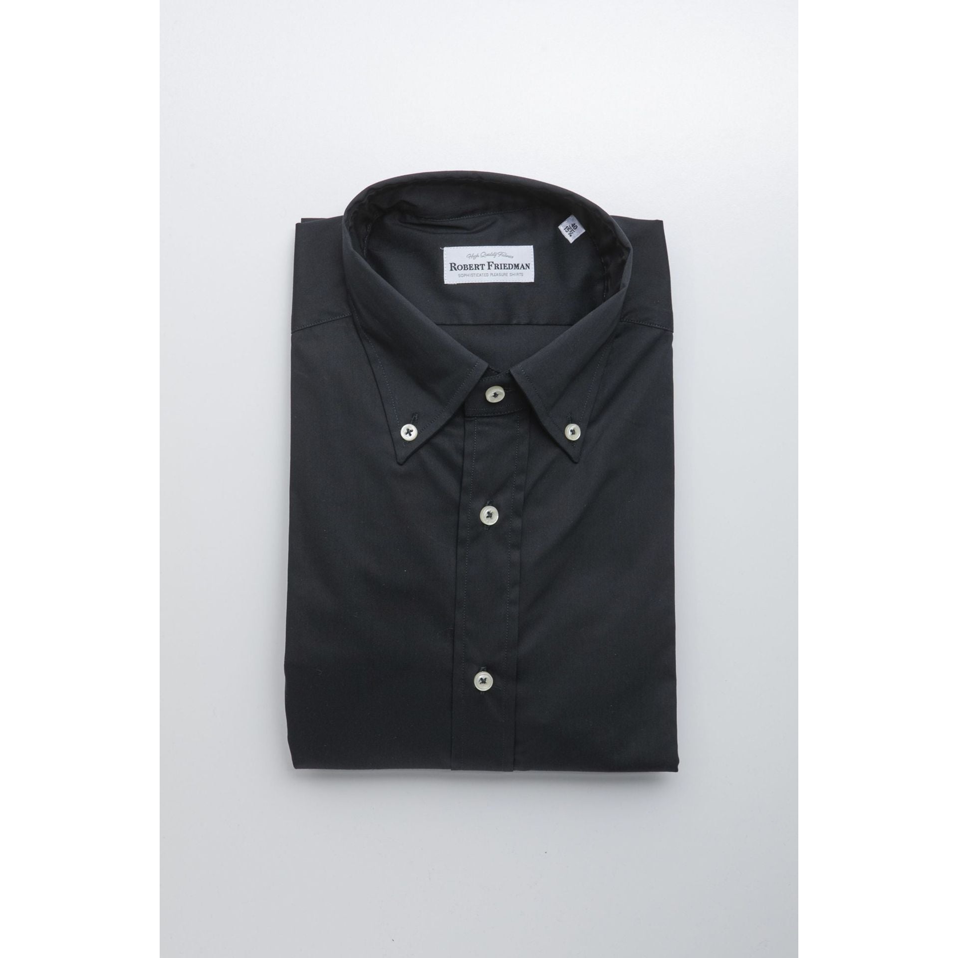 Elegant black Ralph shirt by Jag Couture London - New York, with tailored fit and subtle branding visible in the image.
