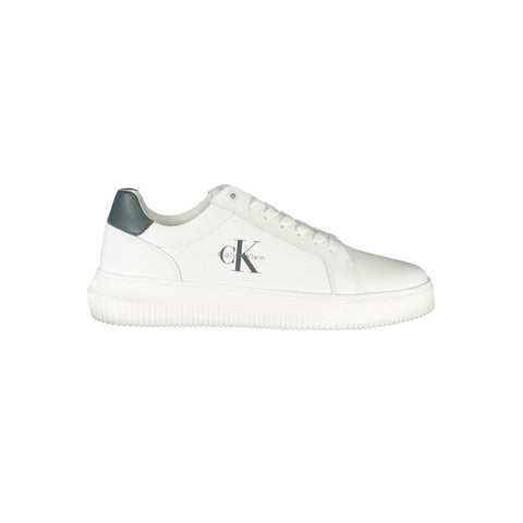 Bianco Polyurethane Men Sneaker