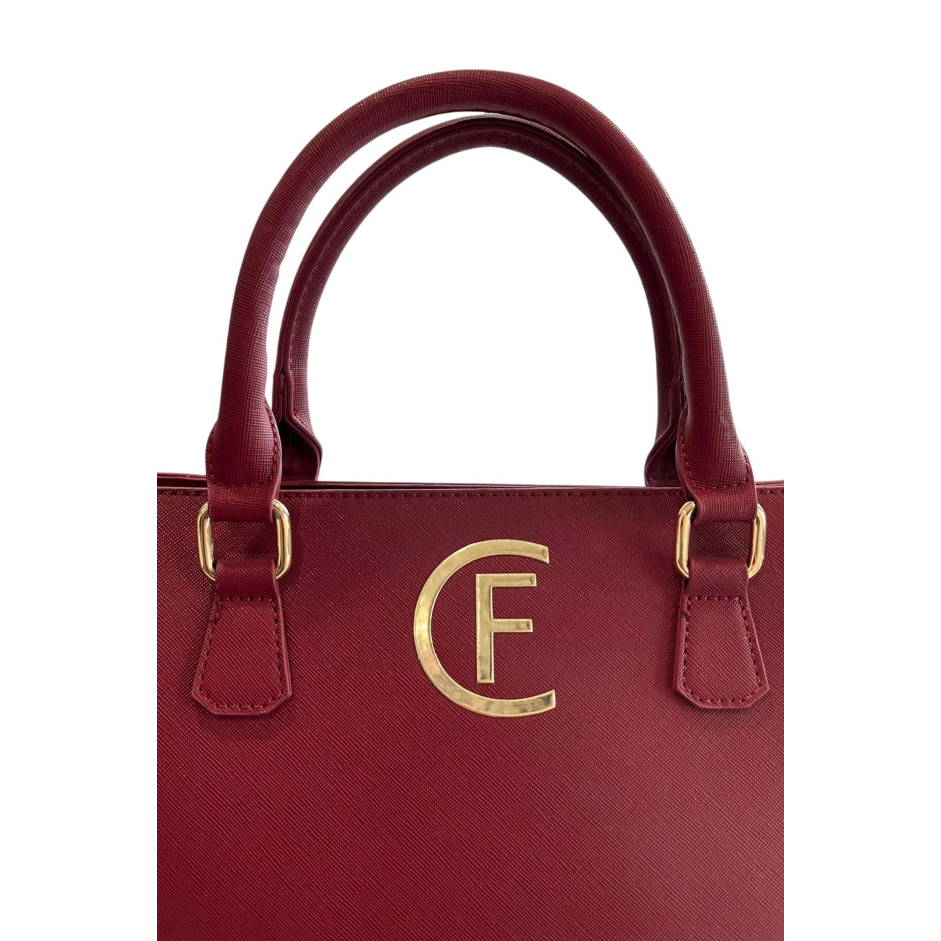 Cristinaeffe CF24FW022 Bordeaux handbag by Jag Couture London - New York, featuring elegant design and high-quality leather.