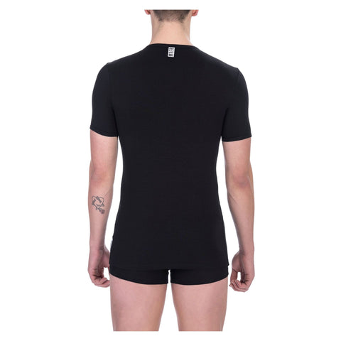 Black Bikkembergs BKK1UTS02SI sneaker from Jag Couture London New York, featuring stylish design and sporty details.