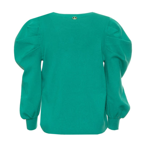 Jag Couture London - New York Twinset X073_222TN3214-_04226, stylish knit sweater with intricate detailing and a modern fit.