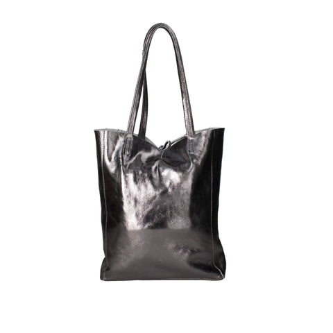 Jag Couture London Gave Lux GLX220756523FBG-L020_FERRO leather handbag with sleek design and metallic accents.