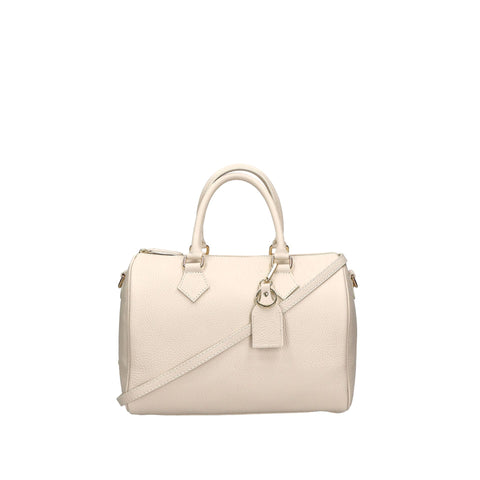Jag Couture London Gave Lux GLX22517623FBG-D37_LATTE handbag in beige leather with gold accents and sleek design.