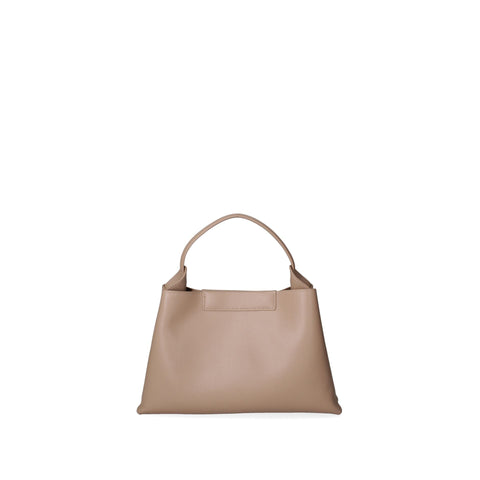 Viola Castellani VC220722723FBG taupe handbag by Jag Couture London featuring sleek design and high-quality materials.