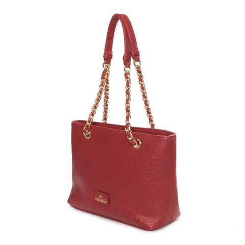 Egon Von Furstenberg x Jag Couture London New York Claudia handbag in cream leather with gold hardware and structured design