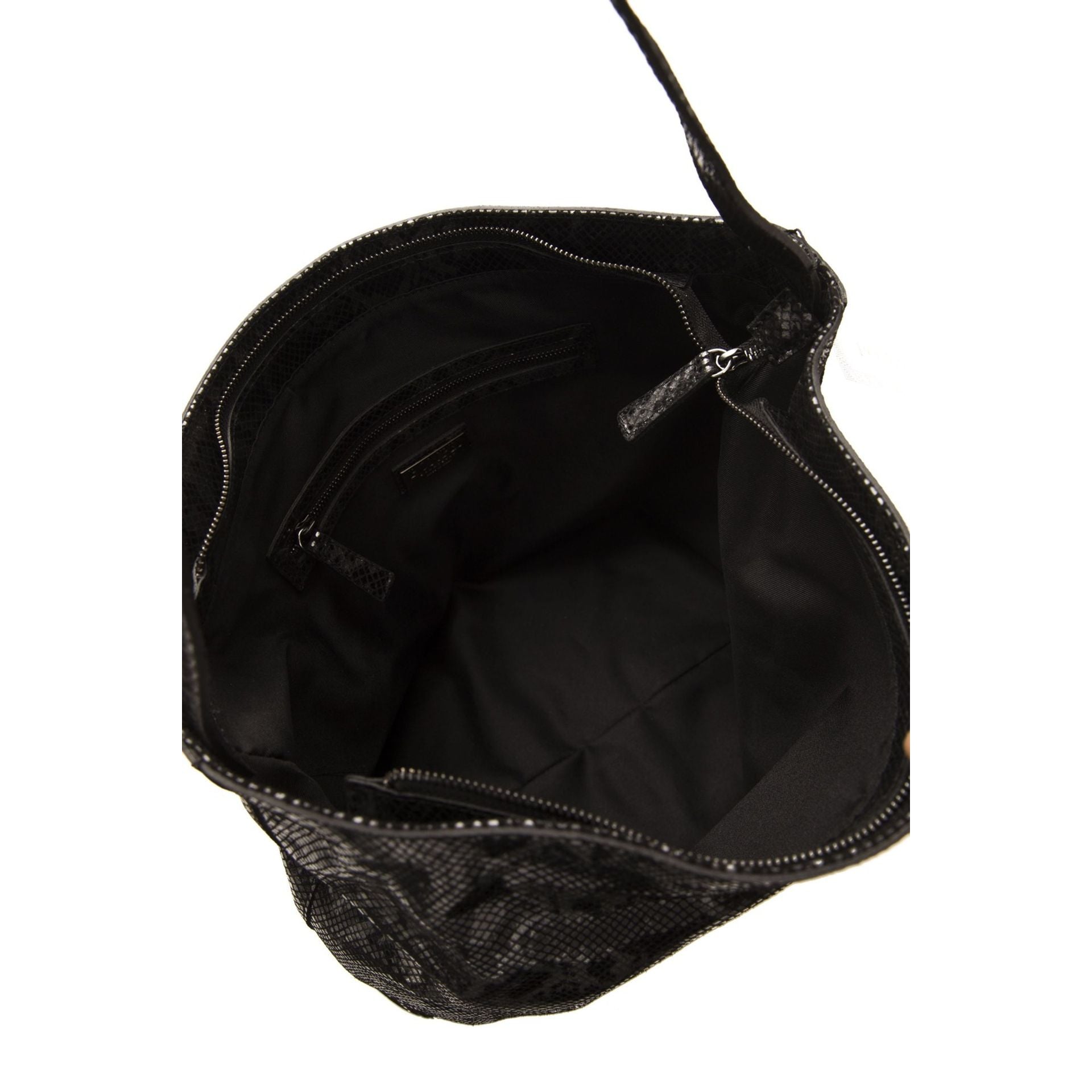 Jag Couture London - New York Pompei Donatella A991MARIA grey handbag with sleek design and silver hardware.