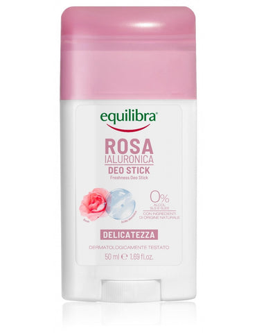 Equilibra Desodorante Stick Rose Gentle 50ml from Jag Couture London New York, featuring a smooth pink deodorant stick.
