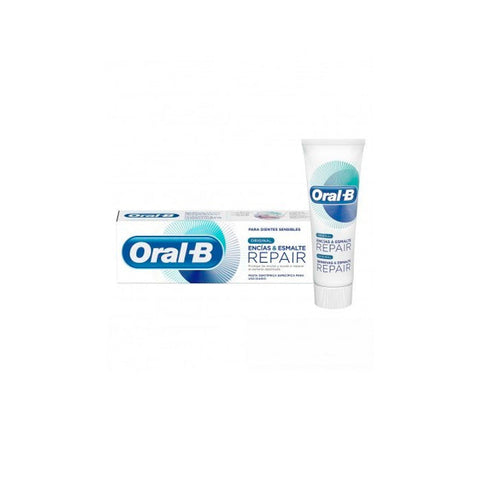 Jag Couture London New York Oral B Gum Paste and Repair Enamel 125ml bottle with white cap and blue label.