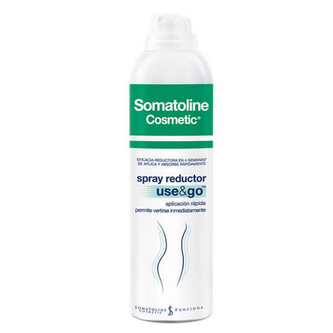 Jag Couture London New York Somatoline Cosmetic Spray Reducing Use And Go 200ml bottle on a plain background