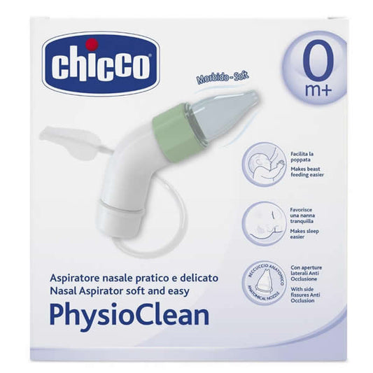 Chicco PhysioClean Nasal Aspirator Soft And Easy 0M+ 1 Unité Jag Couture London - New York
