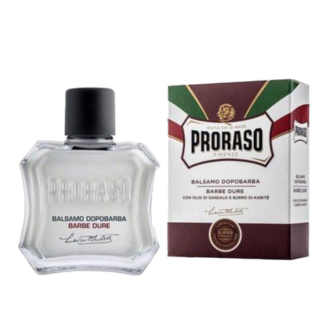 Jag Couture London - New York Proraso aftershave balm 100ml bottle, soothing skincare for post-shave care.