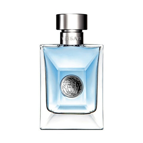 Elegant image of Versace Pour Homme Eau De Toilette spray 100ml by Jag Couture London, showcasing the stylish fragrance bottle.