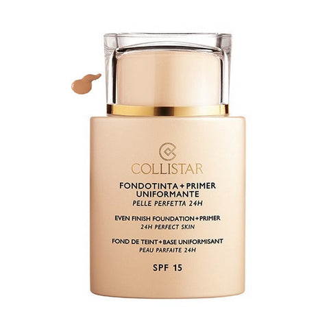 Jag Couture London New York Collistar Even Finish Foundation Plus Primer SPF 15 06 Sun 35ml for perfect 24-hour skin