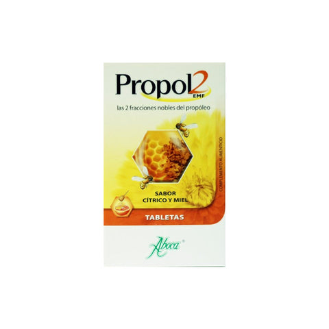 Jag Couture London - New York Aboca Propol2 Emf 20 Tablets, natural herbal supplement in blister pack.