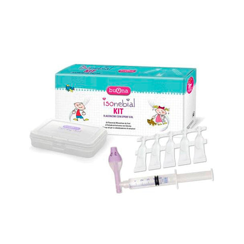 Buona Nebianax Iso Kit with 20 vials and sun spray from Jag Couture London New York, skincare products for professional use.