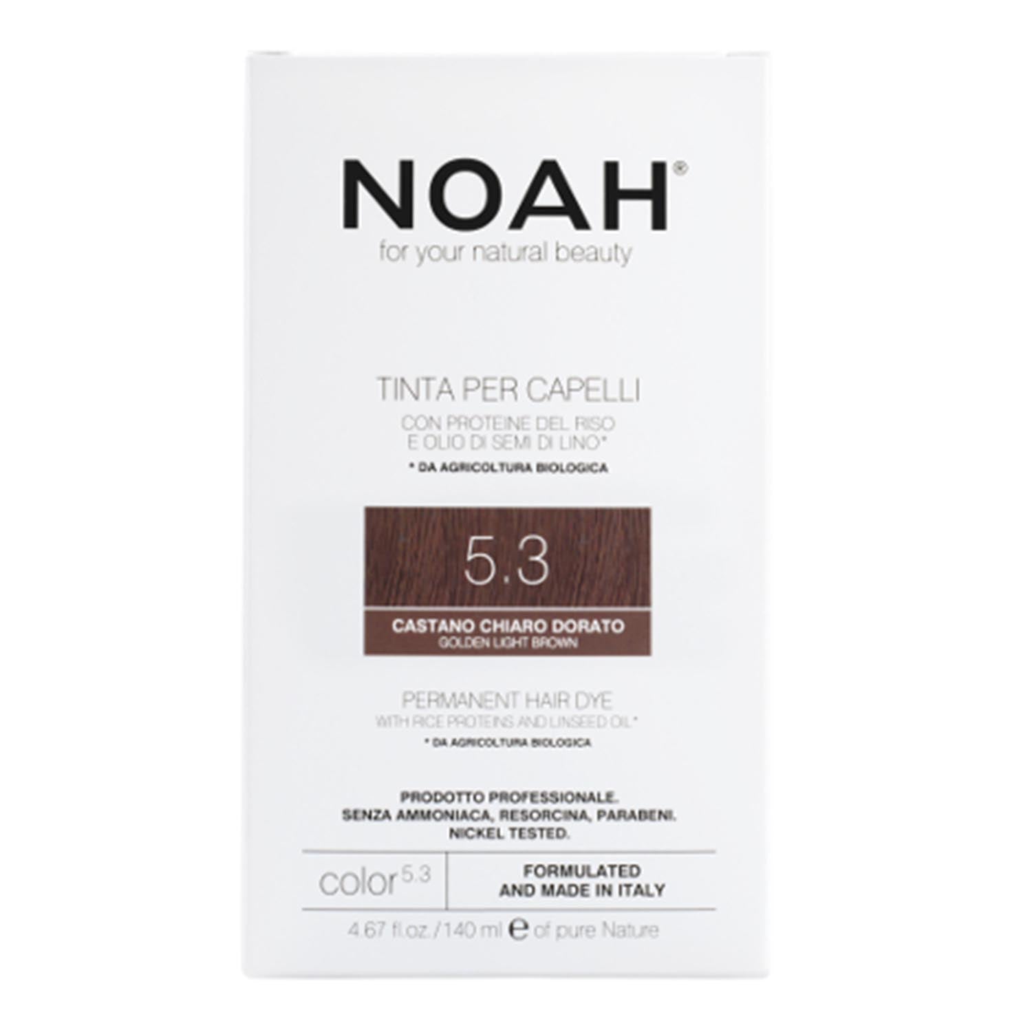Noah Capilar Tinte Golden Light Brown 140ml Jag Couture London - New York