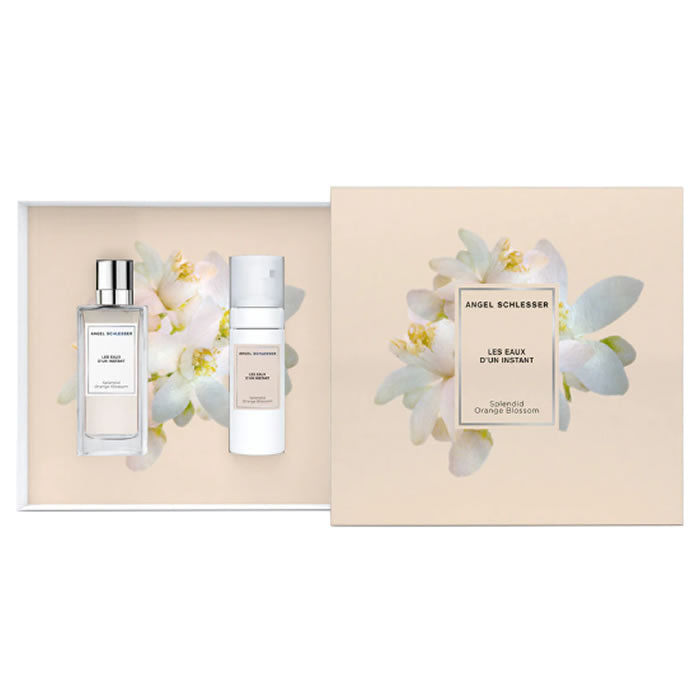 Angel Schlesser Les Eaux D'un Instant Splendid Orange Blossom Eau De Toilette Spray 100ml Set 2 Pieces Jag Couture London - New York