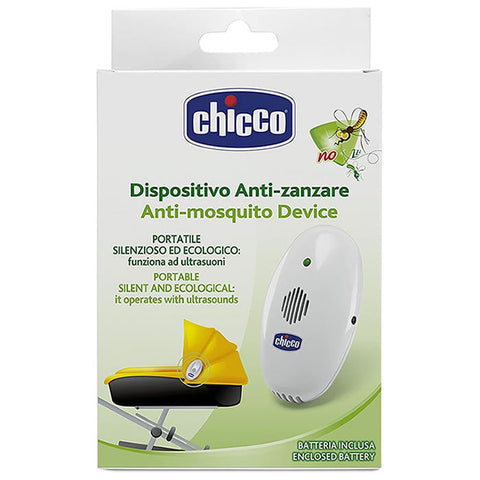 Chicco portable mosquito repellent device by Jag Couture London - New York, compact design for outdoor protection against mosquitoes.