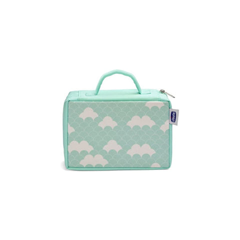 Jag Couture London - New York Chicco Baby Travel Set 6 Pieces, including travel bottles and accessories, in a compact, organized kit.