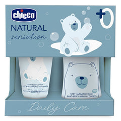 Chicco Natural Sensation Hygiene &amp; Bath Set 2 Pieces Jag Couture London - New York