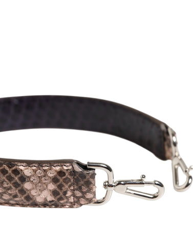 Brown Exotic Leather Handbag Accessory Shoulder Strap