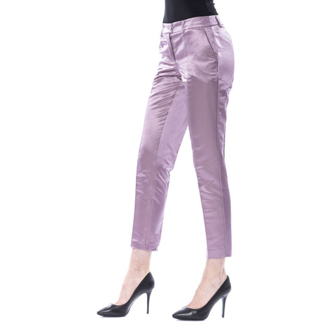 Jag Couture London New York Byblos A1BMD11915258_308LILLAMELANGE fabric swatch with a soft, lilac-melange pattern and textured finish.