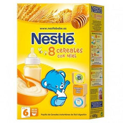 Papilla De 8 Cereales, Miel y Bífidus 600g Nestle Jag Couture London - New York
