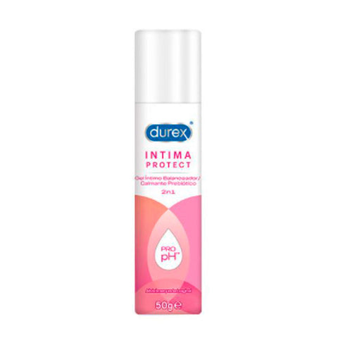 Durex Intima Protect balancing intimate gel in a 50ml bottle, suitable for sensitive skin, by Jag Couture London New York.