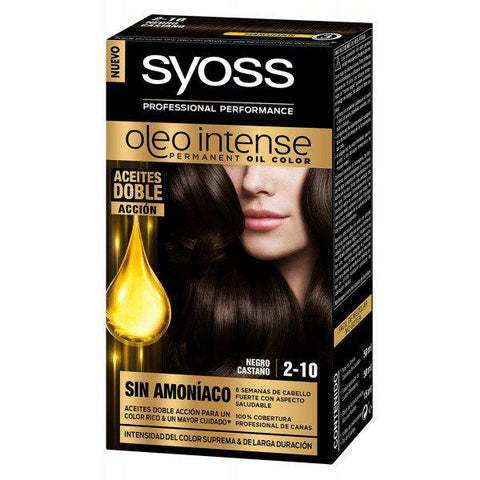 Jag Couture London New York Syoss Olio Intense ammonia-free hair dye in 8.86 blonde gold color, showing the tube and packaging.