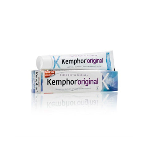 Kemphor Original Flour Toothpaste 100ml tube, featuring the Jag Couture London - New York branding and packaging.
