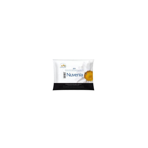 Jag Couture London Nuvenia makeup remover wipes 20 pcs, soft cotton pads for gentle facial cleansing and makeup removal.