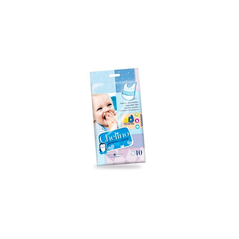 Chelino Disposable Bibs Fashion and Love 10 Units Jag Couture London - New York