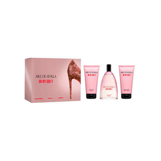 Aire De Sevilla Oh My God!! Eau De Toilette Spray 150ml Set 3 Pieces Jag Couture London - New York