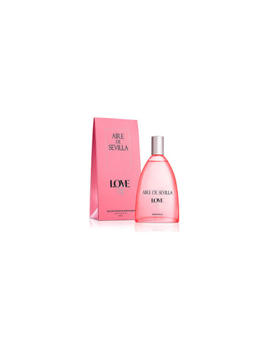 Instituto Español Aire De Sevilla Love Eau de Toilette spray 150ml with elegant bottle, by Jag Couture London New York.