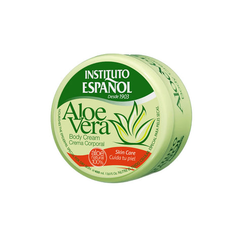 Jag Couture London Aloe Vera Body Cream in 400ml jar, featuring smooth, moisturizing texture with natural aloe vera for skin soothing.