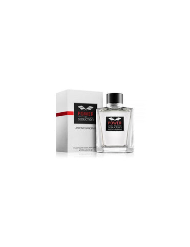 Puig A Banderas Power Of Seduction Eau de Toilette spray 200ml, fragrance bottle with sleek design and clear labeling.