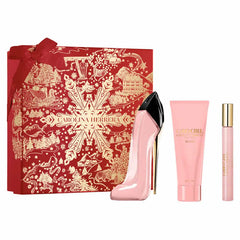 Carolina Herrera Good Girl Blush Eau De Perfume Spray 80ml Set 3 Pieces Jag Couture London - New York